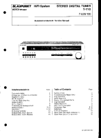 Blaupunkt T-110 - Service Manual